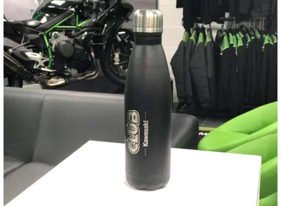 Black Metal Water Bottle