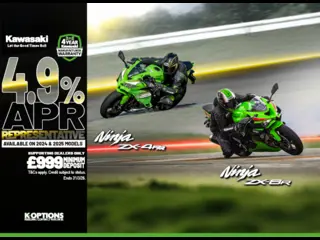 Ninja ZX-4RR and Ninja ZX-6R now available with 0% HP and 3.9% PCP APR Representative