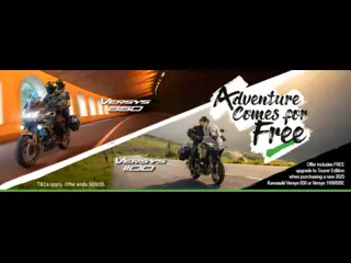 Adventure Comes For Free With Kawasaki This Spring!