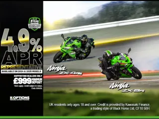 2025MY Ninja ZX-6R now available with 0% APR HP